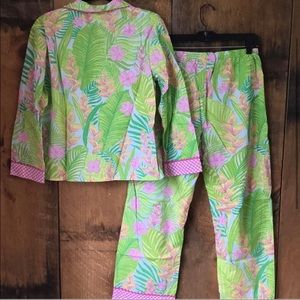 Palm Print “Botanical Garden” Pajamas Lilly Pulitzer